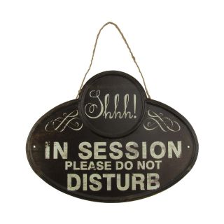 Sh Quiet In Session Please Do Not Disturb Sign Business Meeting Door/wall Decor