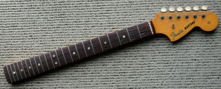 Vintage 1965 Fender Mustang Guitar Neck & F Tuners / 24 " Scale / 8nov65b