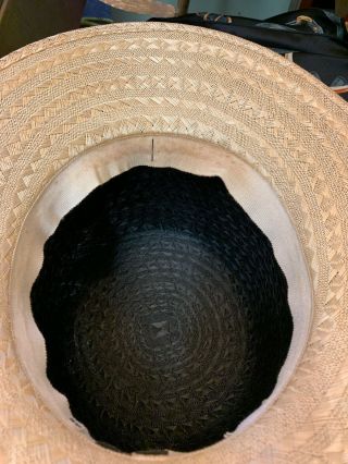 Pre - owned Vintage Chanel Straw Hat 4