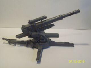 Vintage Marx Ww Ii Battleground Playset Dark Gray German 88mm Artillery Gun