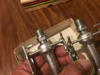 Vintage NOS NIB Campagnolo Nuovo Record steel pedals 6