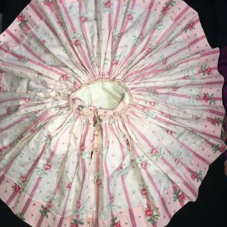 Vintage Madame Alexander Cissy Doll ❤ Roses & Ribbon Wallpaper Dress 5