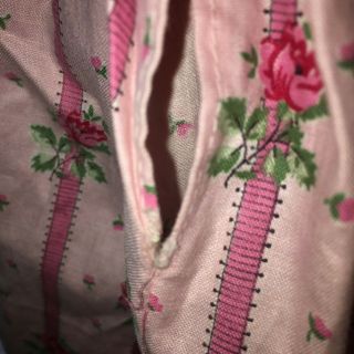 Vintage Madame Alexander Cissy Doll ❤ Roses & Ribbon Wallpaper Dress 7