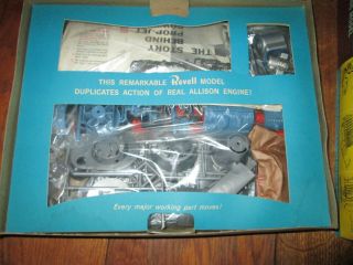 Vintage Revell Allison Prop - Jet Engine Model 501 - D13 2