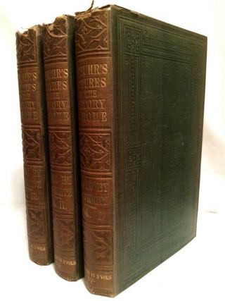 1852 Lectures On The History Of Rome Neibuhr Three Volumes Ancient History Wars