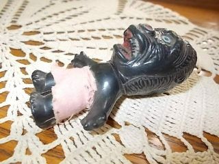 HTF Vintage Big Head King Kong Monster Ape Gorilla Plastic Toy Hong Kong 3 5/8 