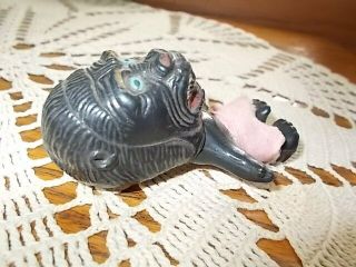 HTF Vintage Big Head King Kong Monster Ape Gorilla Plastic Toy Hong Kong 3 5/8 