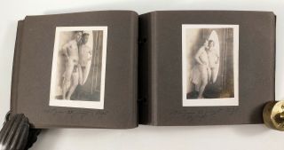 1934 Latvia Nudist Photo Album Naked Nude Man Woman 36 Antique Real Photos