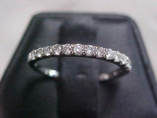Estate.  39ctw Natural Diamond Wedding Band - Ring 14k White Gold Sz7.  25 Buy Now