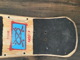 1989 Santa Cruz Team Hosoi Picasso Deck RARE 3