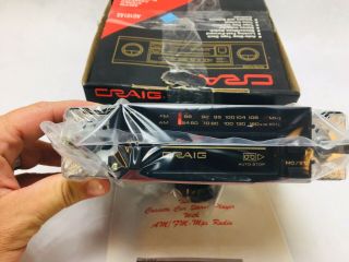 VINTAGE CRAIG CAR STEREO AUTO - STOP CASSETTE TAPE PLAYER MODEL: AG101AS 3