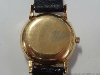 Rare Art Deco Vintage TISSOT 18k Gold Chronometer Automatic Mens Watch 10