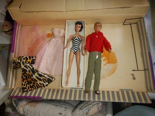 Vintage Barbie And Ken Dolls Mattel 1950 