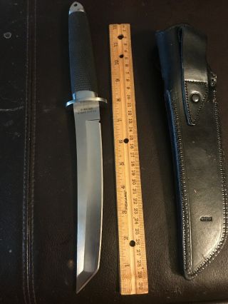 Vintage Cold Steel Magnum Tanto II VG - 1 San Mai Knife Seki Japan Hattori 12