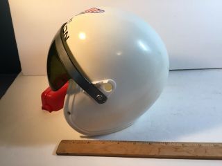 Vtg.  1959 Ideal Steve Canyon U.  S.  Air Force Jet Pilot Play Helmet Speaker Mask 5