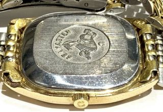 Vintage Omega Seamaster Automatic Gold Watch Beads of Rice Bracelet 166.  0282 4