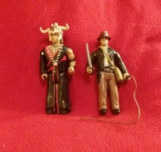 Vintage 1984 Ljn Indiana Jones Temple Of Doom Action Figure Complete & Mola Ram