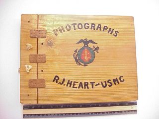 Wwii 2nd Marine Division Private Photo Album 13 Topless Women Shots 1945 - 1946