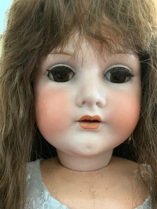 Adorable 35” Cm Bergmann 1916 Antique German Doll