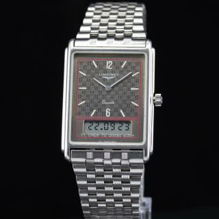 Vintage Longines Split 5 - Dual Display,  Nsa Bracelet,  Eta 958.  331