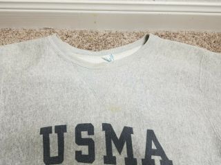 Vintage Champion Reverse Weave 70s USMA Physical Education Sweatshirt RARE Sz S 5