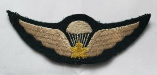 Cloth Patch Canadian Airborne Paratrooper