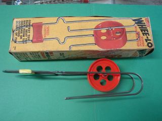 Vintage 1960s Whee - Lo Magnetic Spinning Wheel W Speed Control S/h In Usa