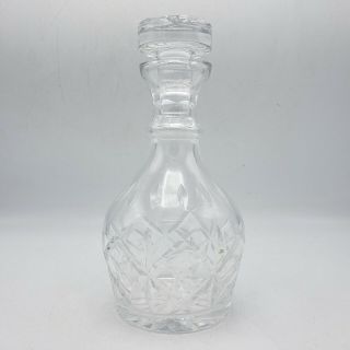 Vintage Waterford Decanter With Stopper 9.  5 " Tall