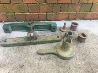 Antique Cast Iron Water Pump Handle Parts Spout Hose Adaptor Farm Well Spigot