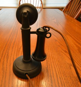 Vintage Antique Kellogg Candlestick Telephone Pat 1901,  1907,  1908 3