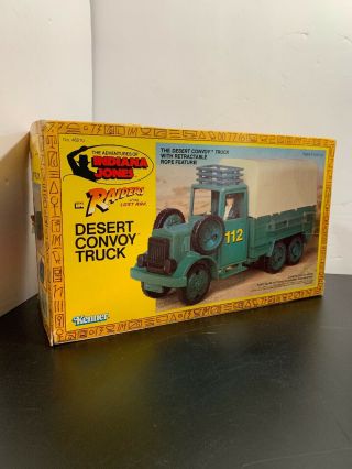 Vintage 1983 Adventures Of Indiana Jones – Desert Convoy Truck - Complete – Mib