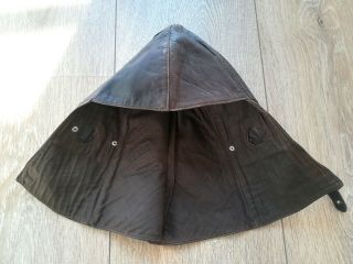 WW2 Vintage German Luftwaffe Pilot Aviator Flying Leather Hat Helmet 4