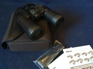 Nikon 10x50 Cf Action Binocular,  6.  5 Deg Angle Of View,  Black