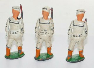 Vintage Barclay Manoil Marching Sailors Lead Soldiers 3