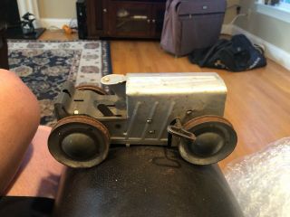 Antique Vintage Tin Windup Toy Model Car Very Old