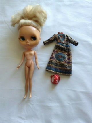Vintage 1972 Kenner Blythe Doll & Dress Tlc