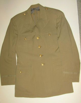 WW2 Cavalry Officers Uniform Grouping M1926 Khaki Dress Uniform 5/1942 Named 3