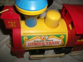 vintage FISHER PRICE LITTLE PEOPLE CIRCUS TRAIN 991 5