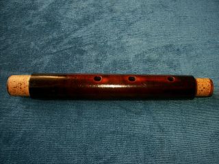 Antique Vintage Old Wooden Irish Boxwood Flute Adler Bamburg 4