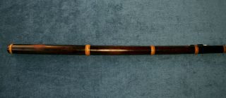 Antique Vintage Old Wooden Irish Boxwood Flute Adler Bamburg 6