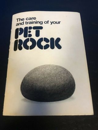 Pet Rock w/ Box and Instructions,  1975 Rock Bottom Productions,  Vintage 2