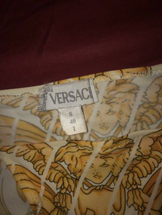 Authentic Gianni Versace Bikini RARE Vntg Medusa Print SOLDOUT Swimsuit Sz S 6