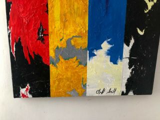 CLYFFORD STILL OIL PAINTING ON CANVAS SIGNED RARE 24 X 25.  5 4