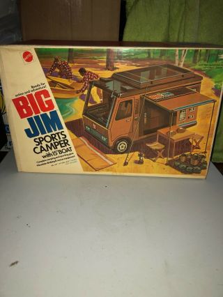 Big Jim Sports Camper 15”boat Mattel 1972 Boys Toys Barbie Gi Joe
