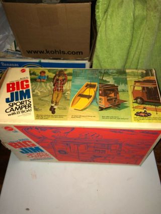 Big Jim Sports Camper 15”boat Mattel 1972 Boys Toys Barbie Gi Joe 2