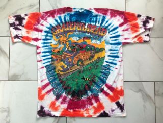 Grateful Dead Vintage 1995 Spring Tour Hippie Tie Dye Shirt Xl