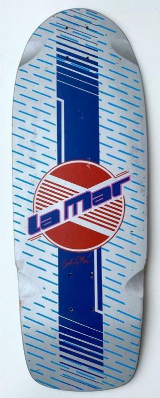 Sims Skateboard Bert Lamar Model 1980 Art By Bernie Tostenson Vintage Rare