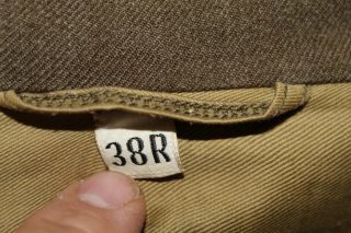 WW2 U.  S.  Army ETO & 4th Infantry Division Patched Ike Jacket,  1944 d. 8