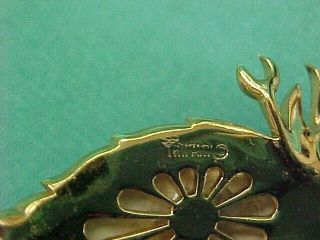 Rare Vintage 1960 ' s Crown Trifari Alfred Philippe Ming Dragon Pin Brooch 12