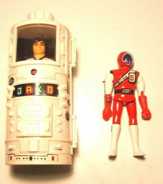 Rare Vtg Dengekitai Jakq Spade Ace Capsule Japanese Die Cast Power Rangers 1970s